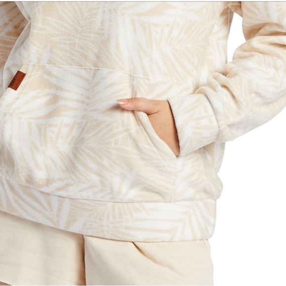 Roxy Polar Fleece Tapioca Palmy Days Pullover. Size Large. NWT - Picture 5 of 12